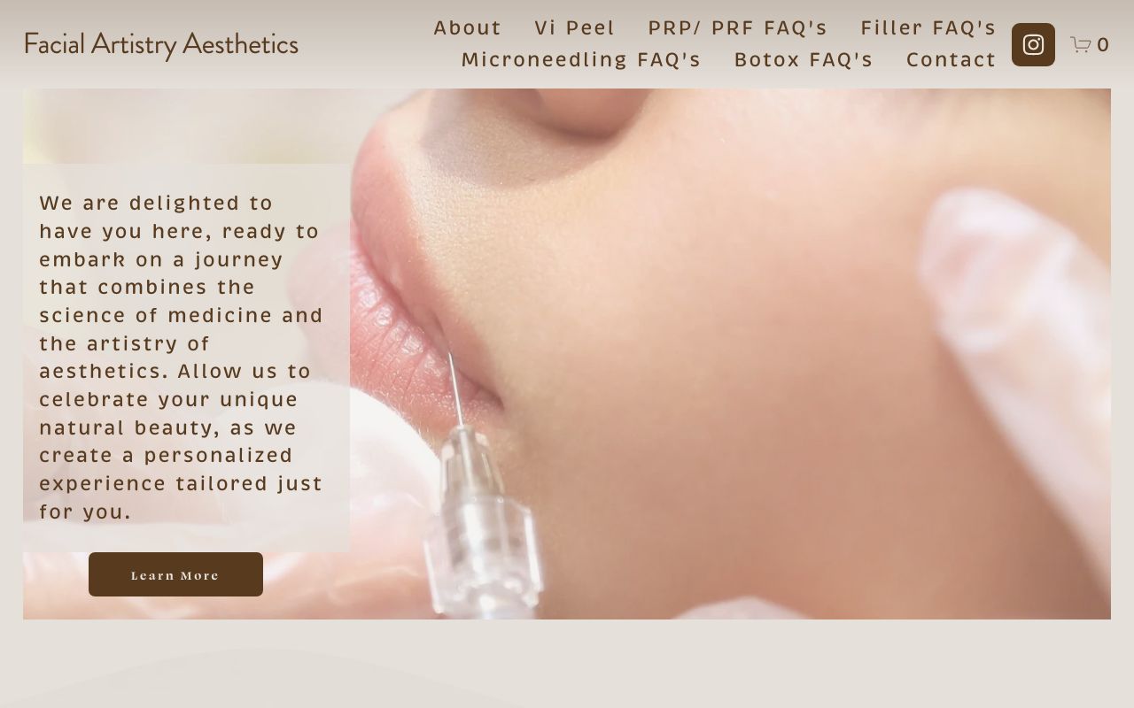 Facial artistry aesthetics