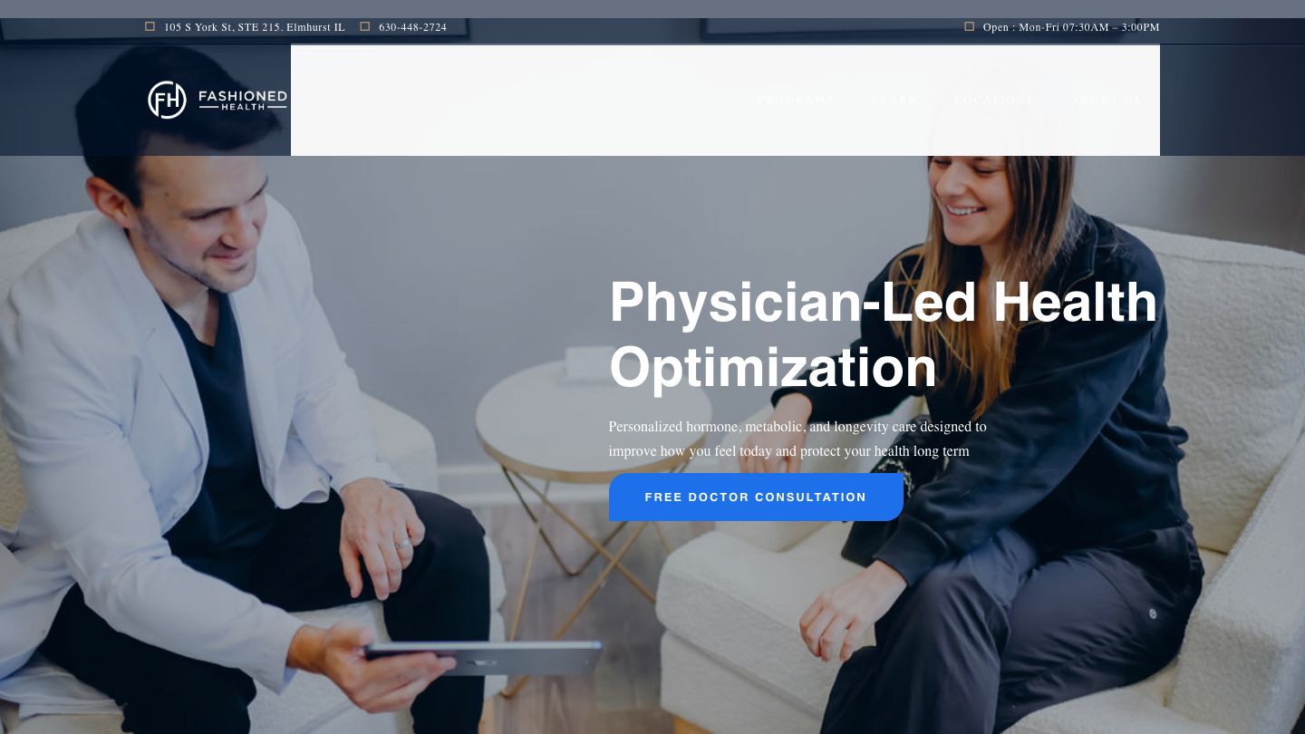 Fashioned Health | Hormone Optimization & Concierge Medicine