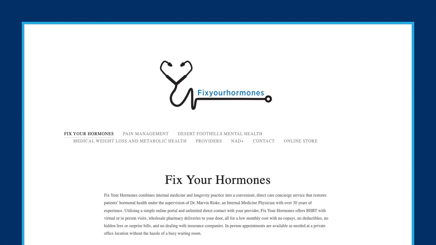 Fix Your Hormones & Wellness Weight Loss
