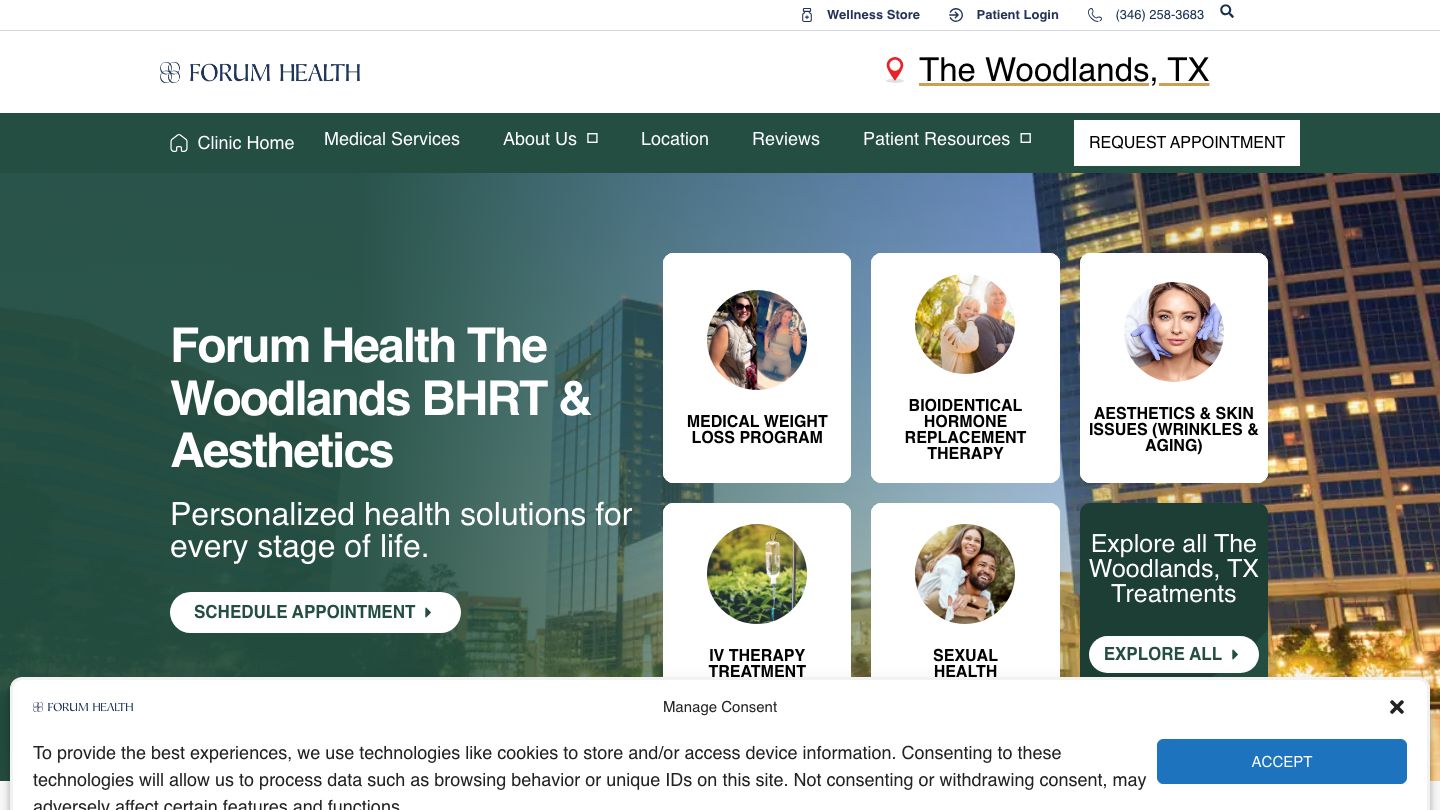 Forum Health The Woodlands BHRT & Aesthetics