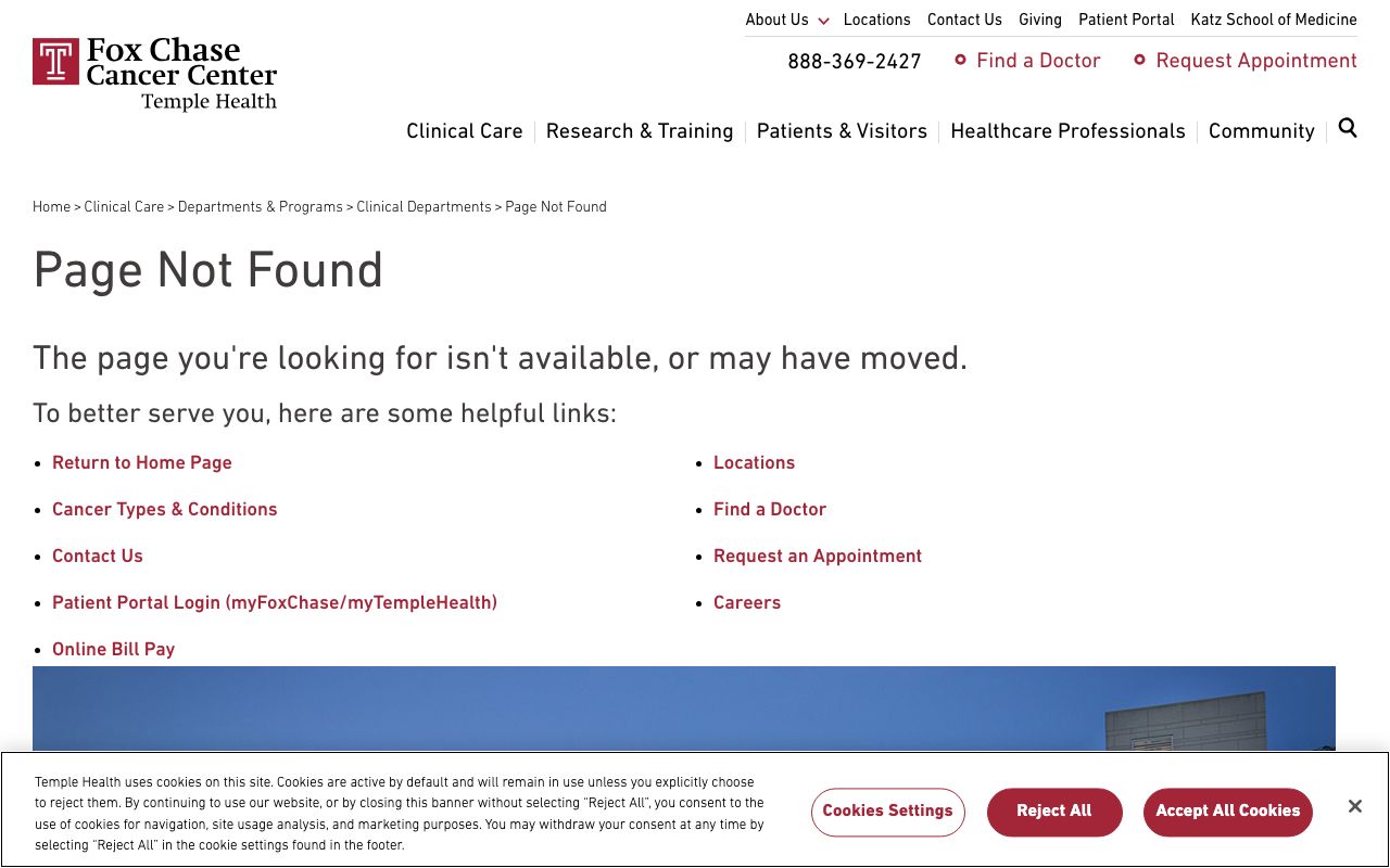 Fox Chase-Temple University Hospital Bone Marrow Transplant Program