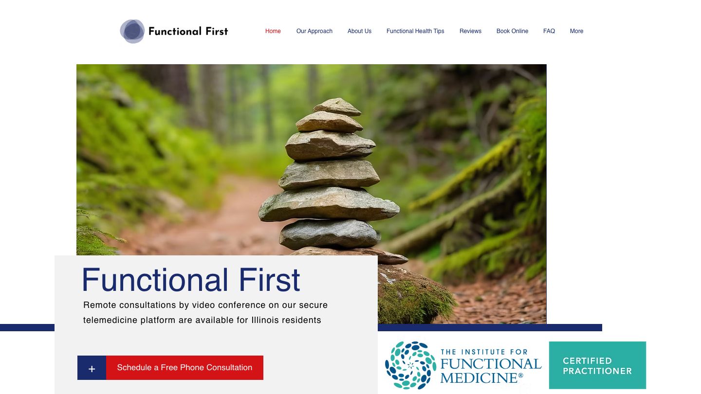 Functional First - Integrative & Functional Medicine - Virtual Visits Available