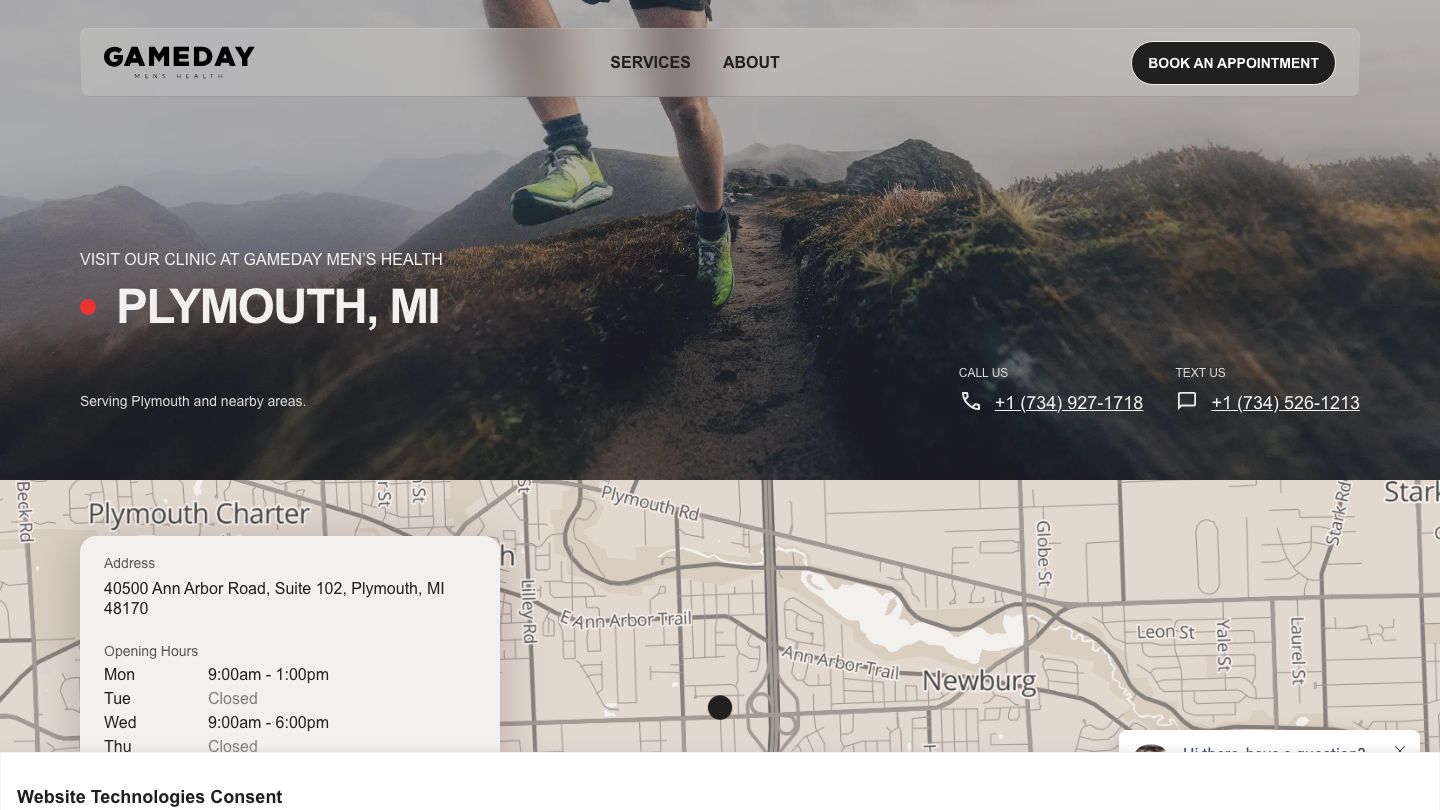 Gameday Men’s Health Plymouth