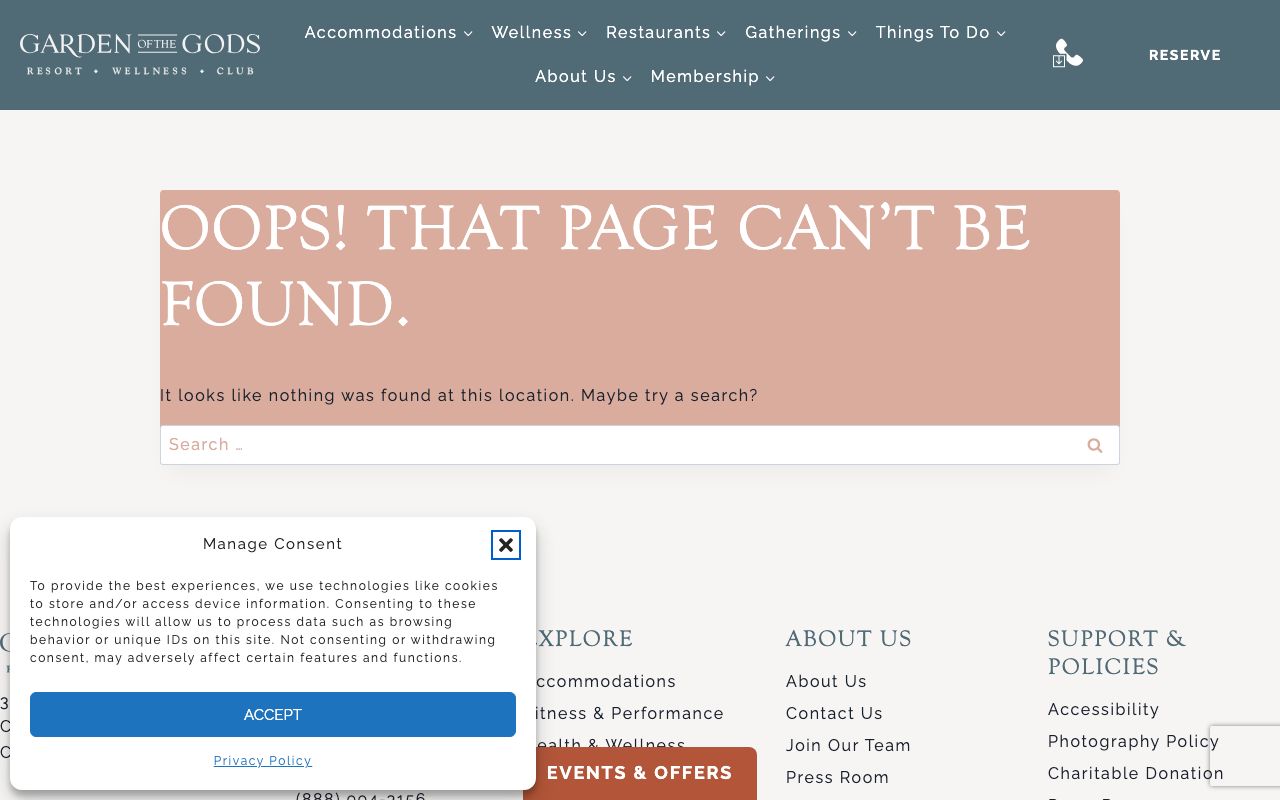 Garden of the Gods Resort