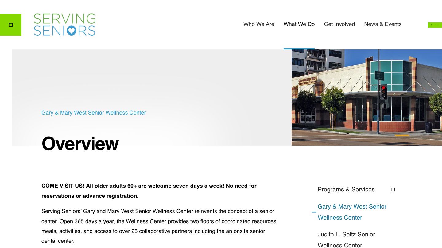 Gary and Mary West Senior Wellness Center