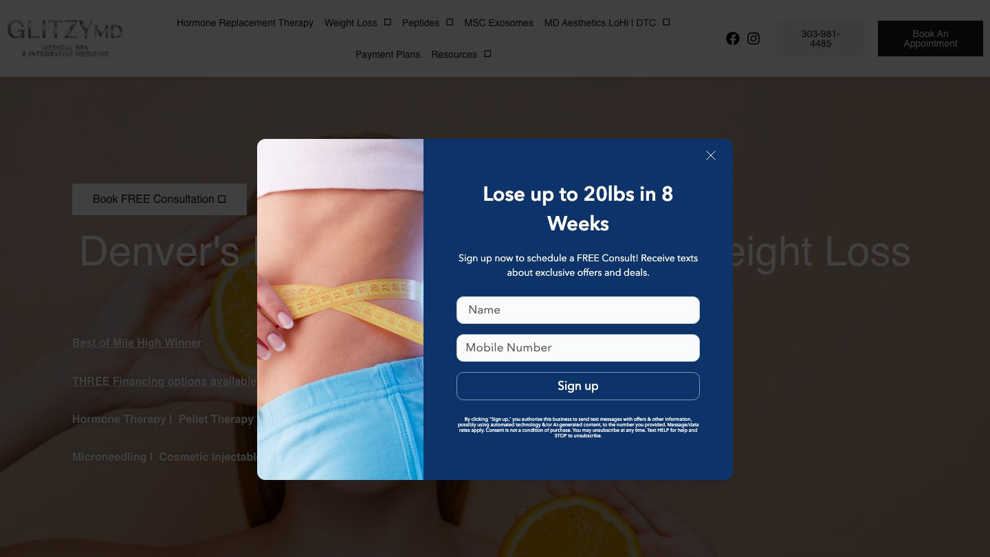 Glitzy MD Denver Weight Loss | Tirzepatide | Hormone Therapy | Weight Loss | IV Therapy | MSC Exosomes