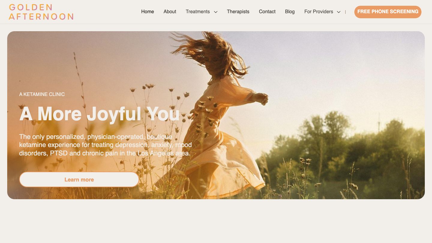 Golden Afternoon Ketamine Clinic - Los Angeles