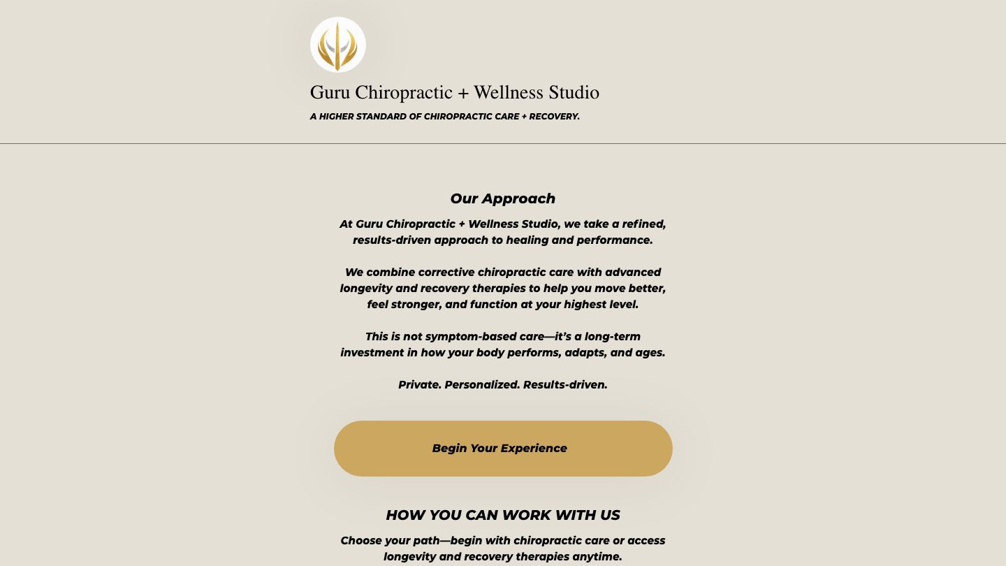 Guru Chiropractic + Wellness Studio