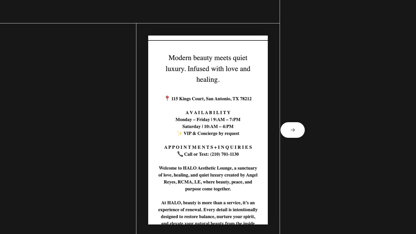 HALO AESTHETIC LOUNGE