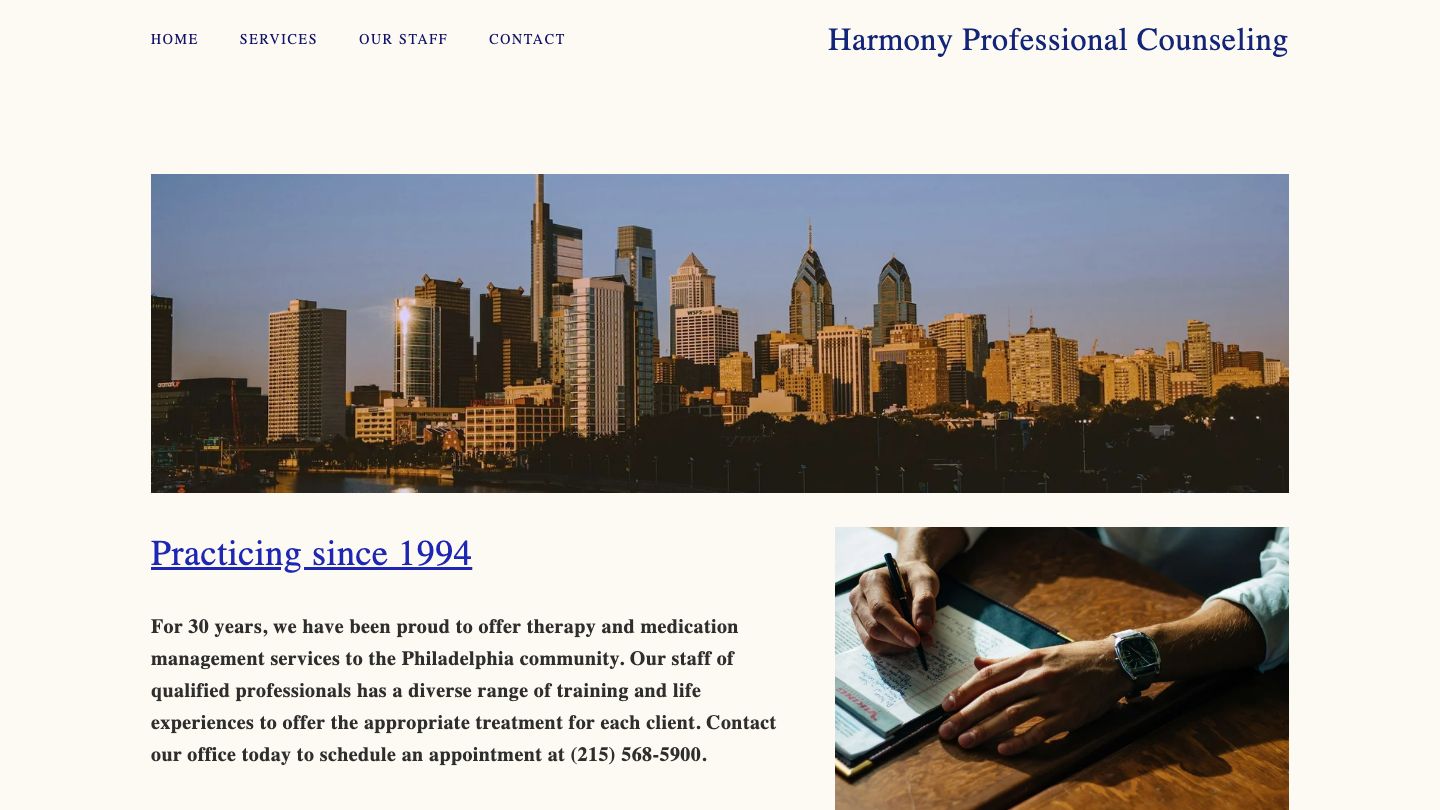 Harmony Mental Health Services Inc
