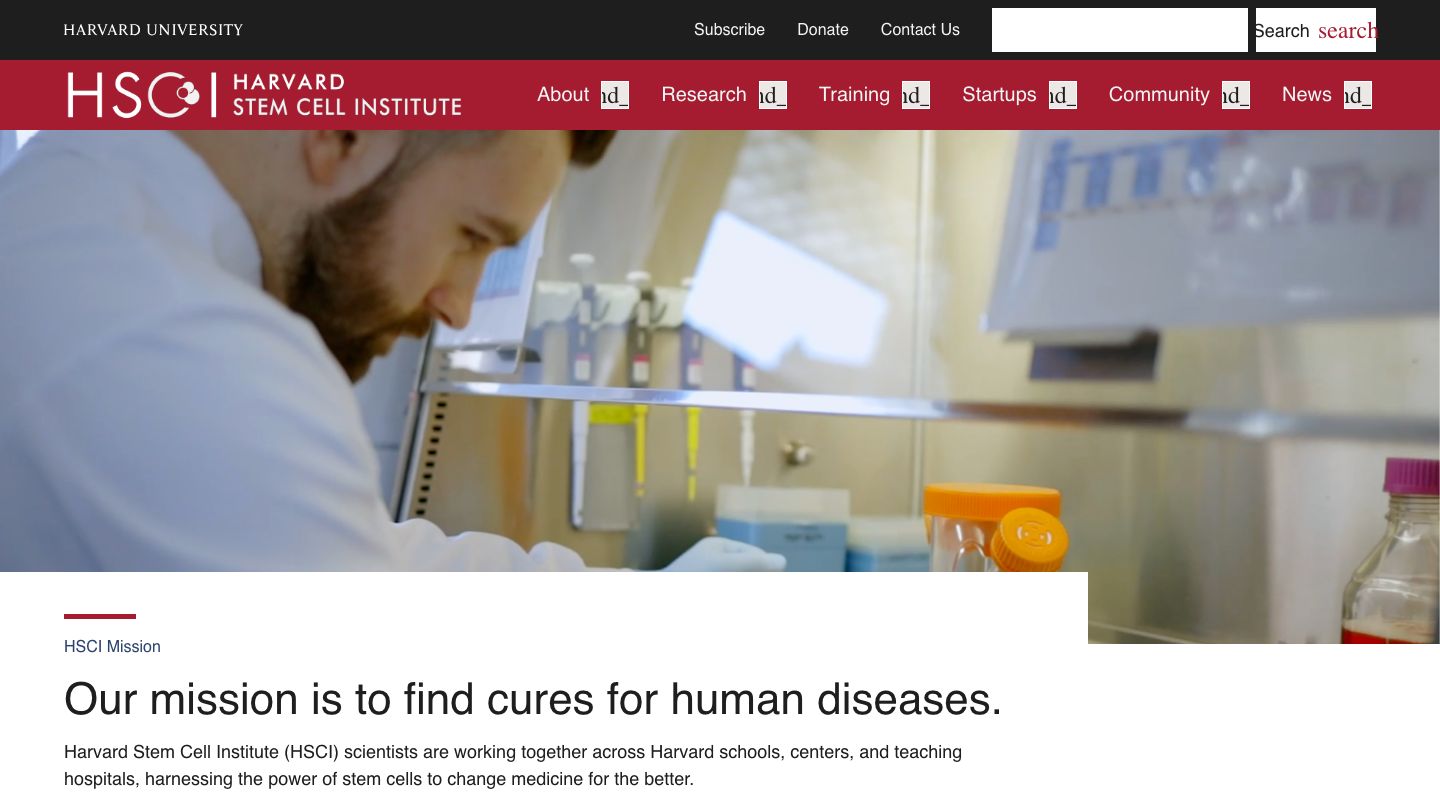 Harvard Stem Cell Institute
