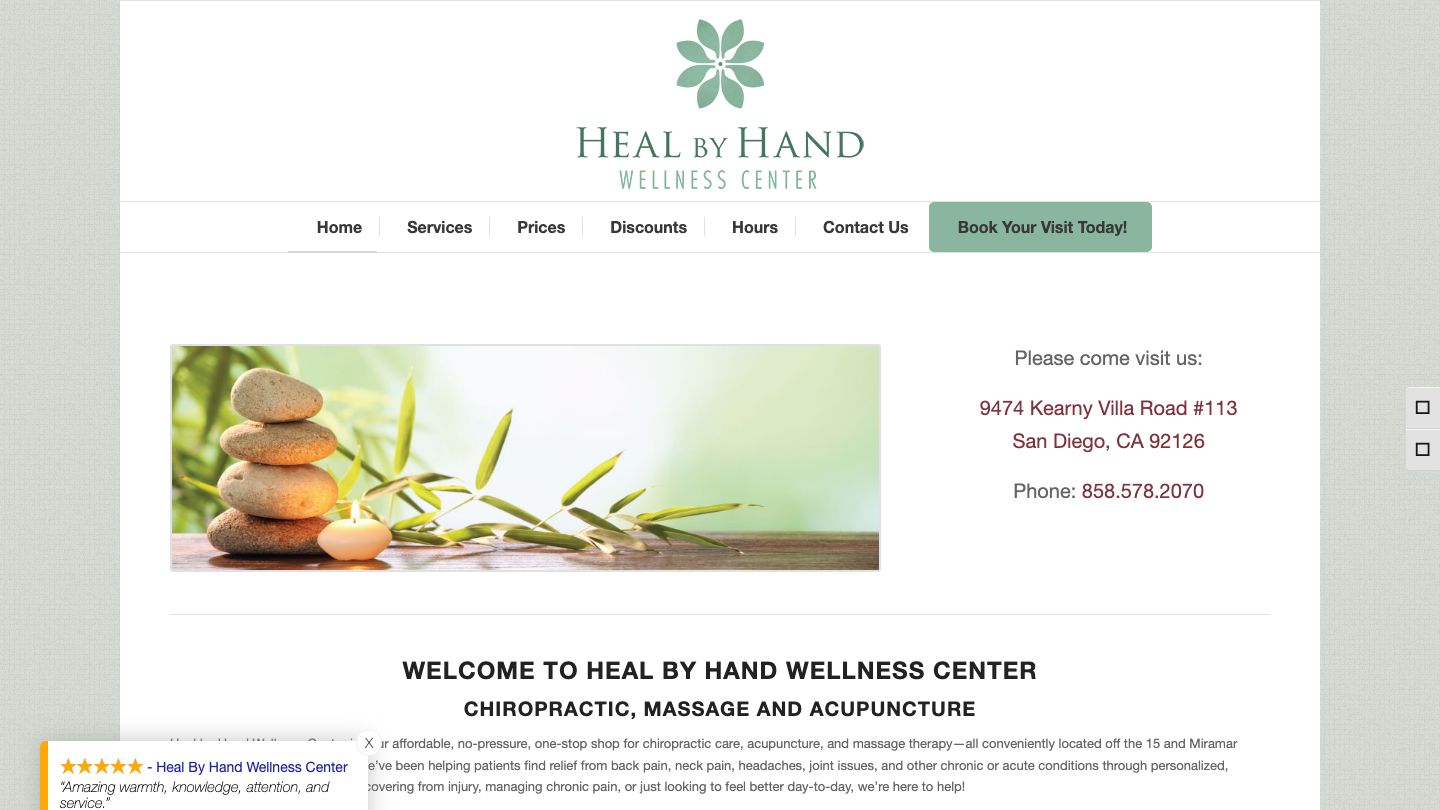 Heal By Hand Wellness Center