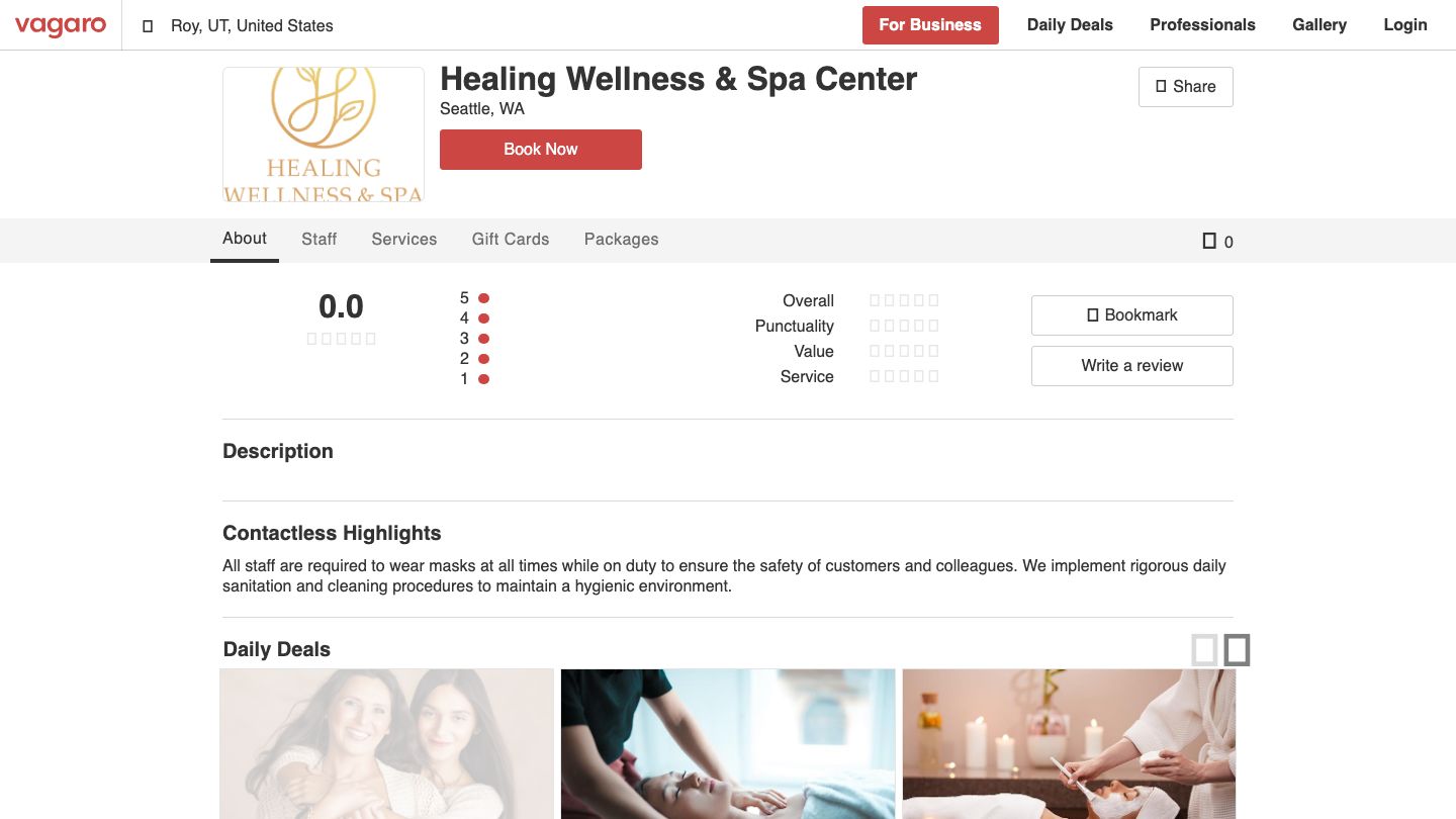 Healing Wellness & Spa Center