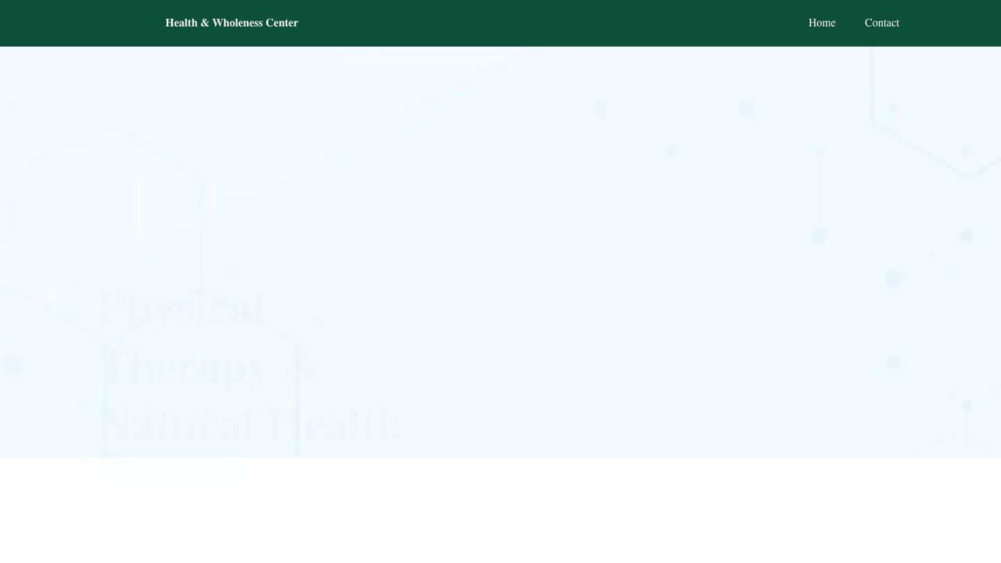 Health & Wholeness Center LLC