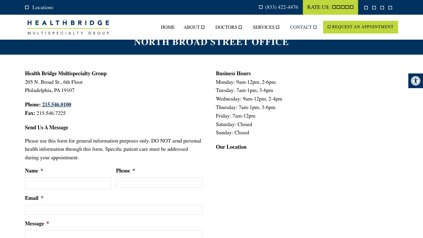 HealthBridge Multispecialty Group - North Broad