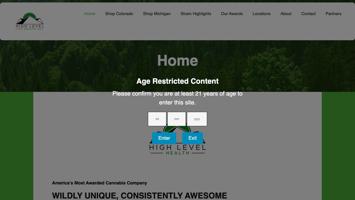 High Level Health Weed Dispensary Colfax