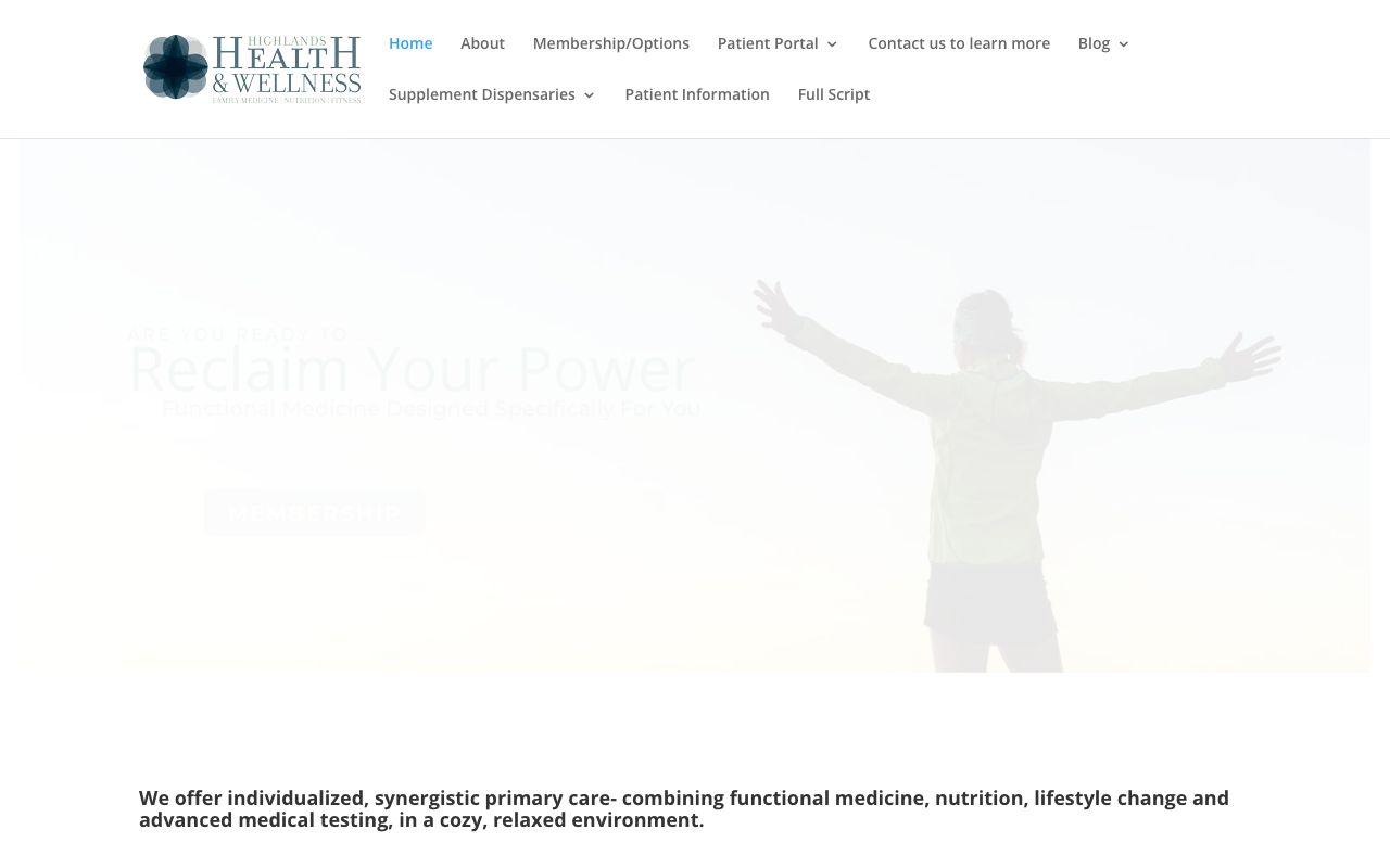 Highlands Health And Wellness