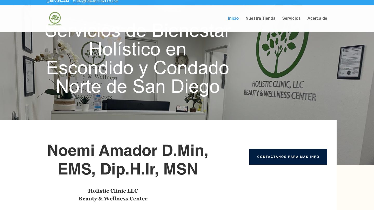 Holistic Clinic Beauty & Wellness Center Escondido | Iridology | Natural Etiopathic Treatment | North County San Diego