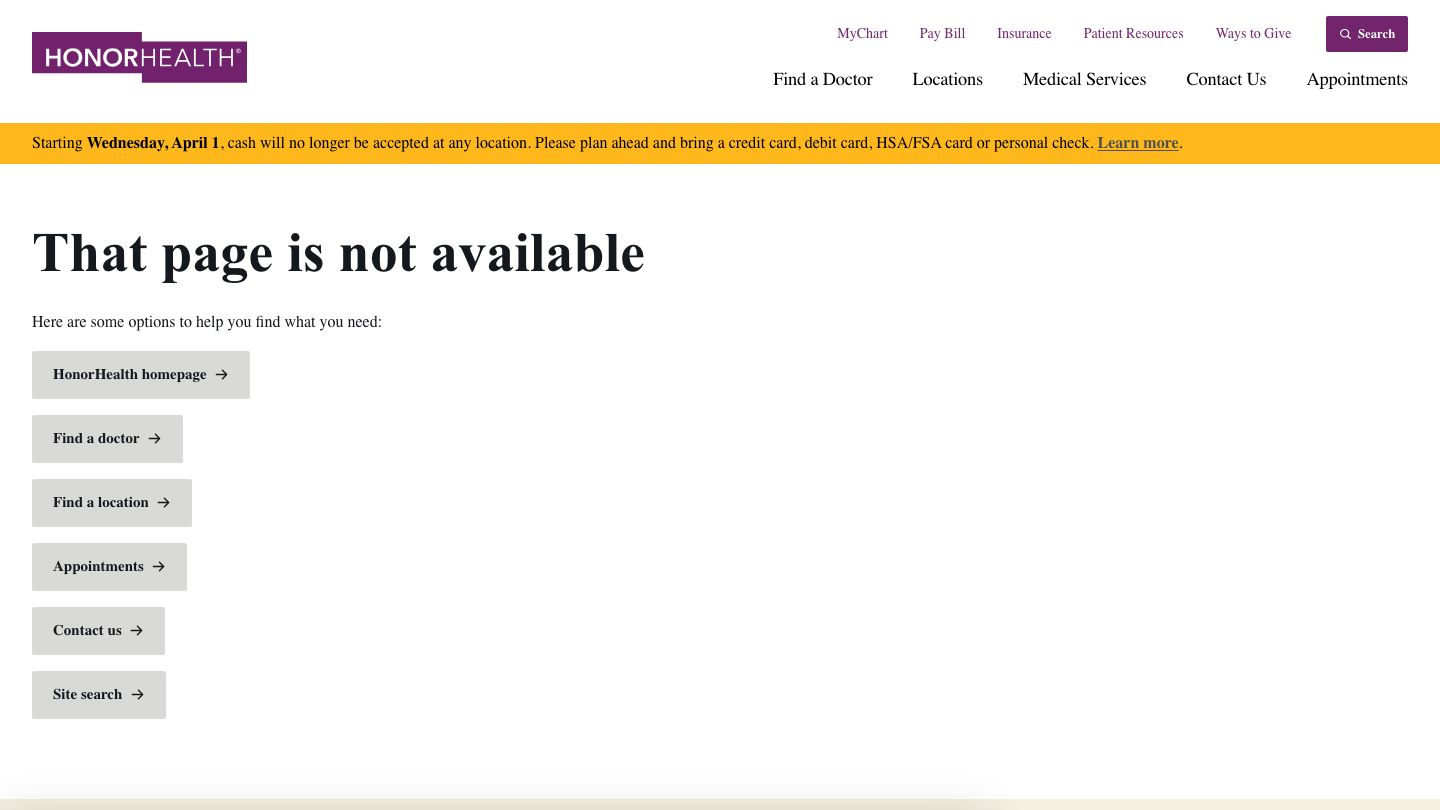 HonorHealth Medical Group - Arcadia - Primary Care