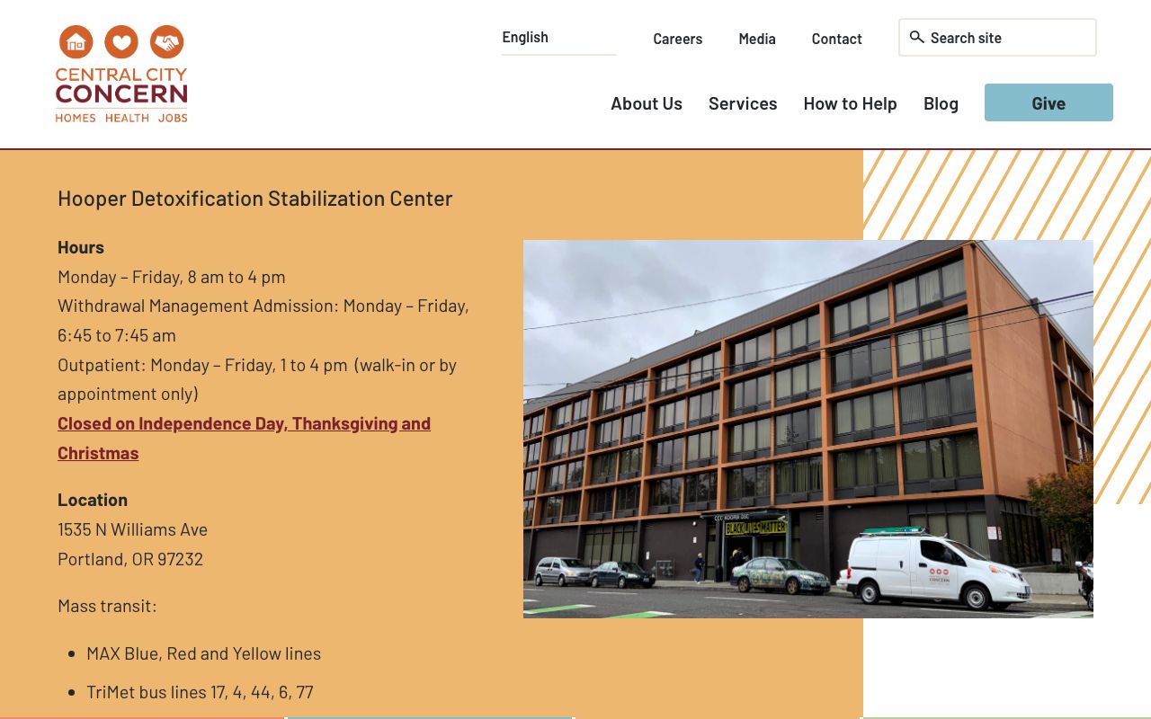 Hooper Detox Stabilization Center