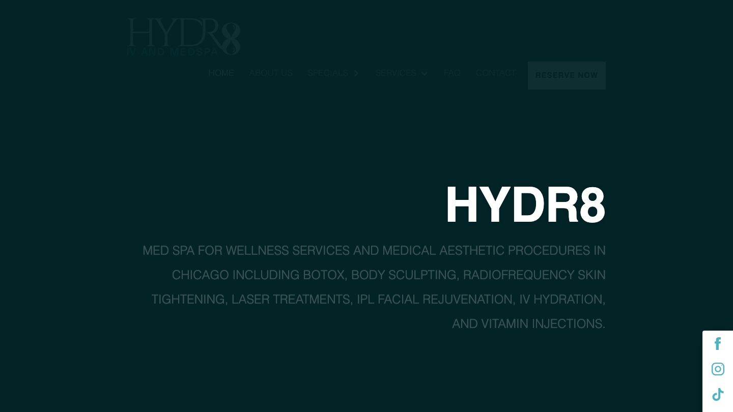 Hydr8 IV and Medspa