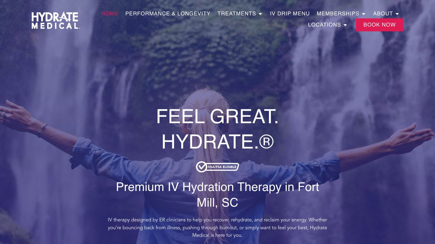 Hydrate Medical, IV Hydration Fort Mill