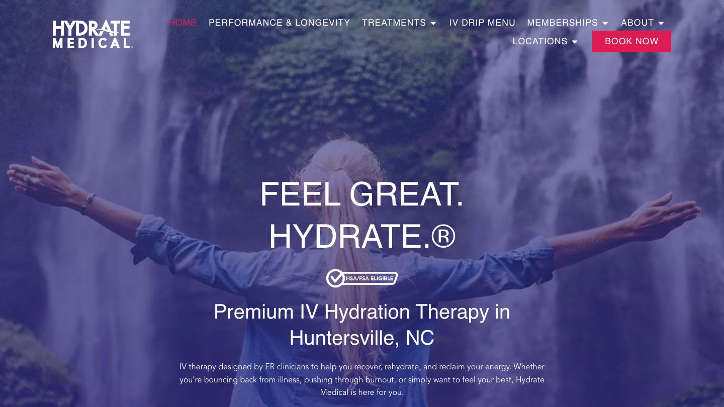 Hydrate Medical, IV Hydration Huntersville