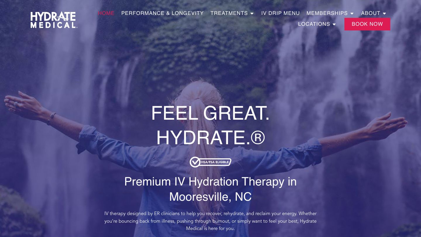 Hydrate Medical, IV Hydration Mooresville