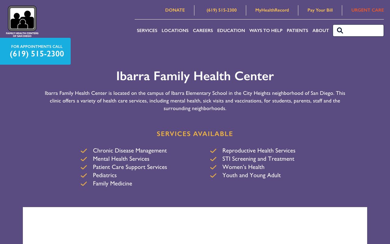 Ibarra Family Health Center