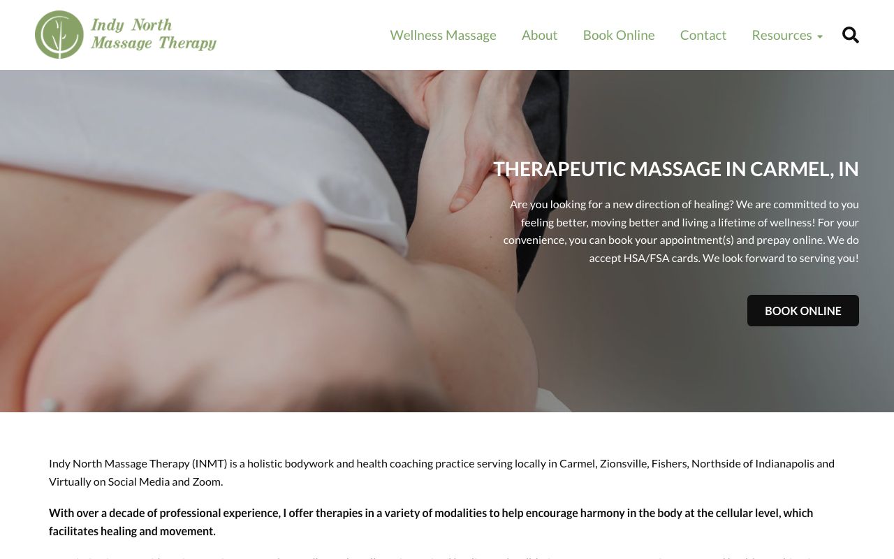 Indy North Massage Therapy