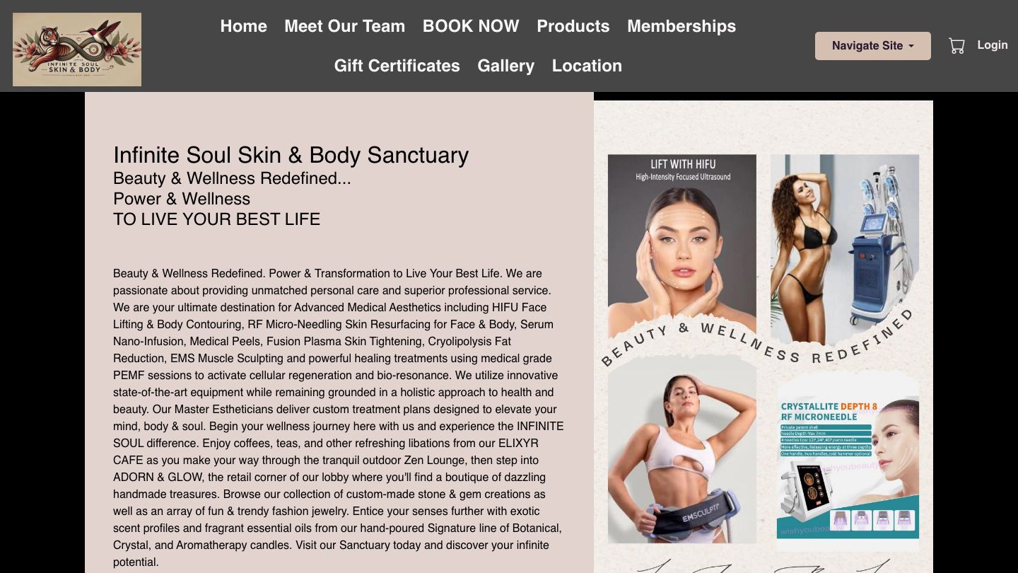 Infinite Soul Skin & Body Sanctuary