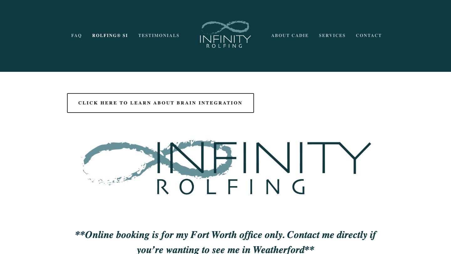 Infinity Rolfing (By Appointment Only)