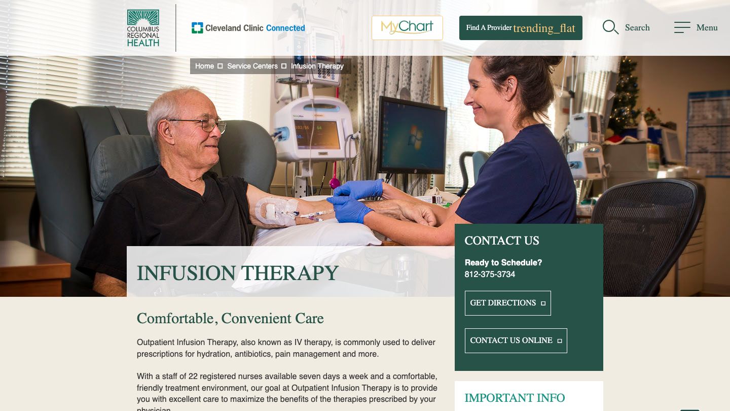Infusion Therapy | Columbus Regional Health