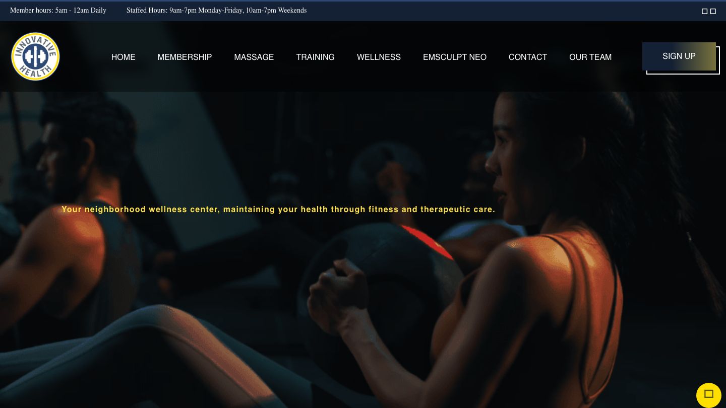 Innovative Health Gym & Wellness Center