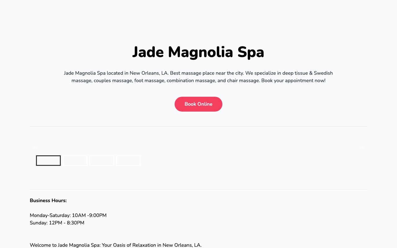 Jade Magnolia Massage Spa