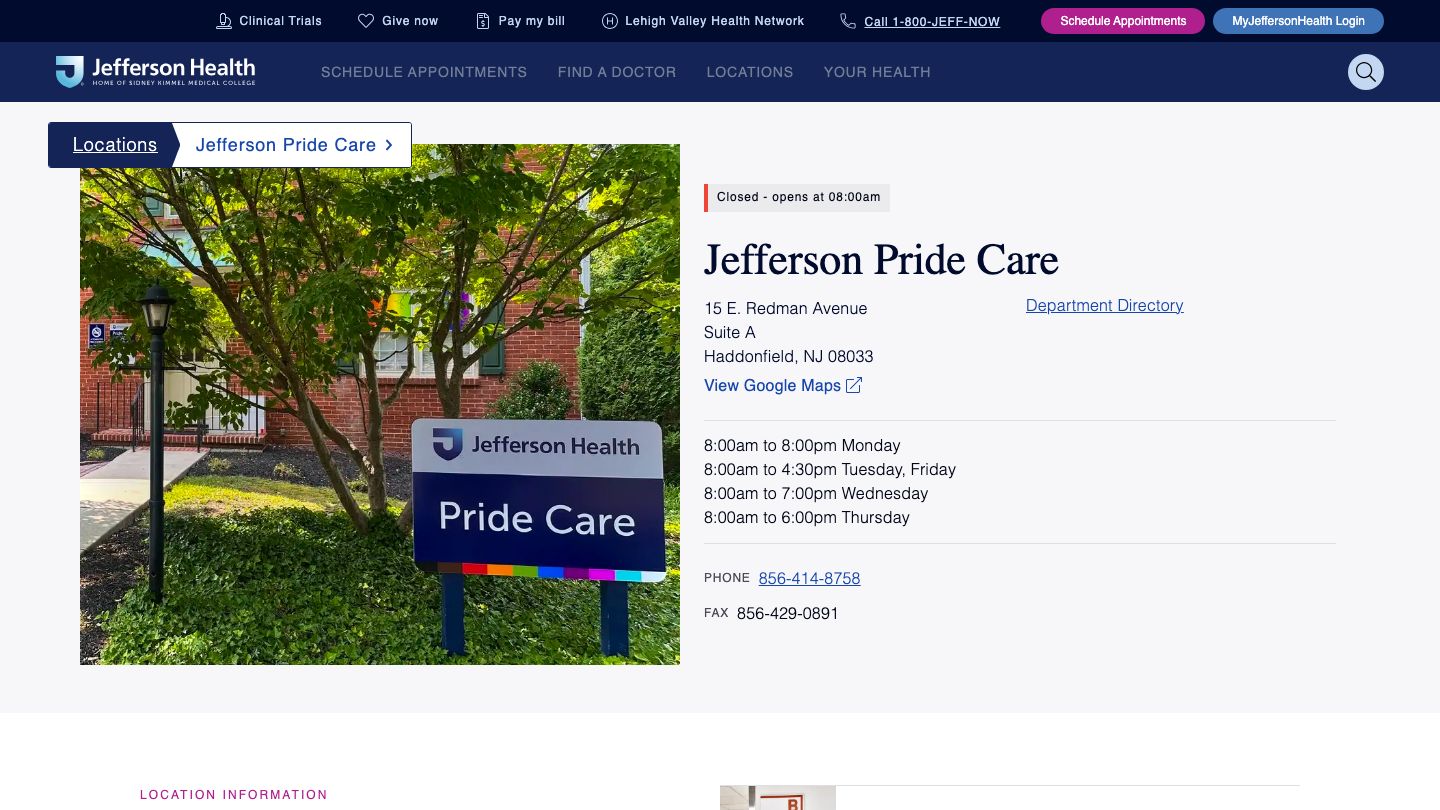 Jefferson Pride Care
