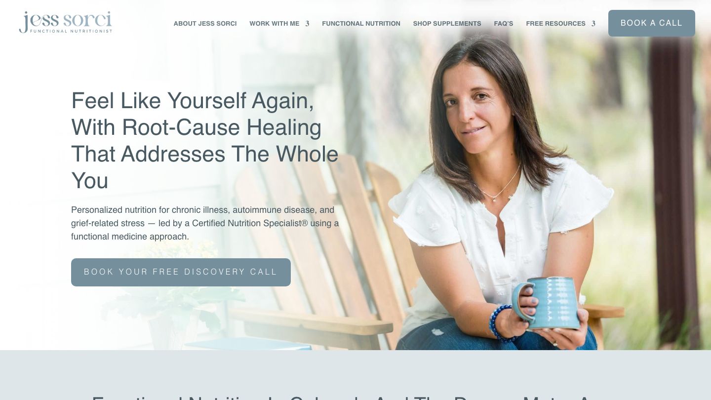 Jess Sorci Functional Nutritionist