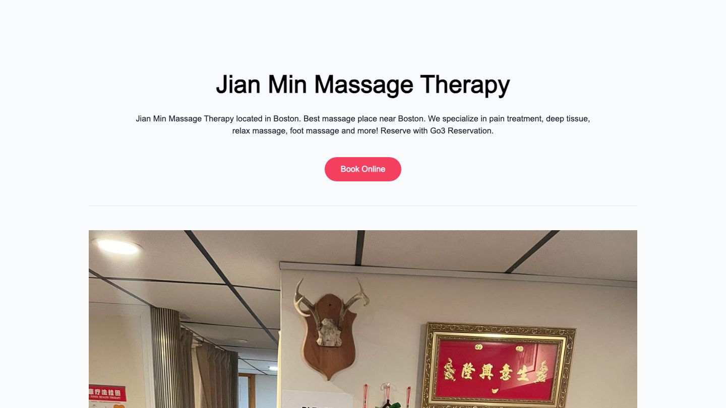 Jian Min Massage Therapy