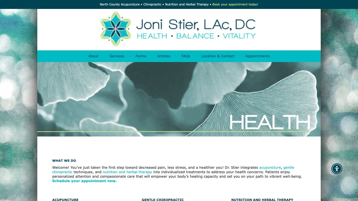 Joni Stier, LAc, DC