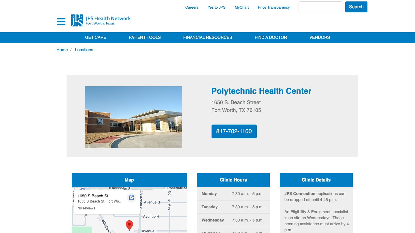 JPS Health Center - Polytechnic