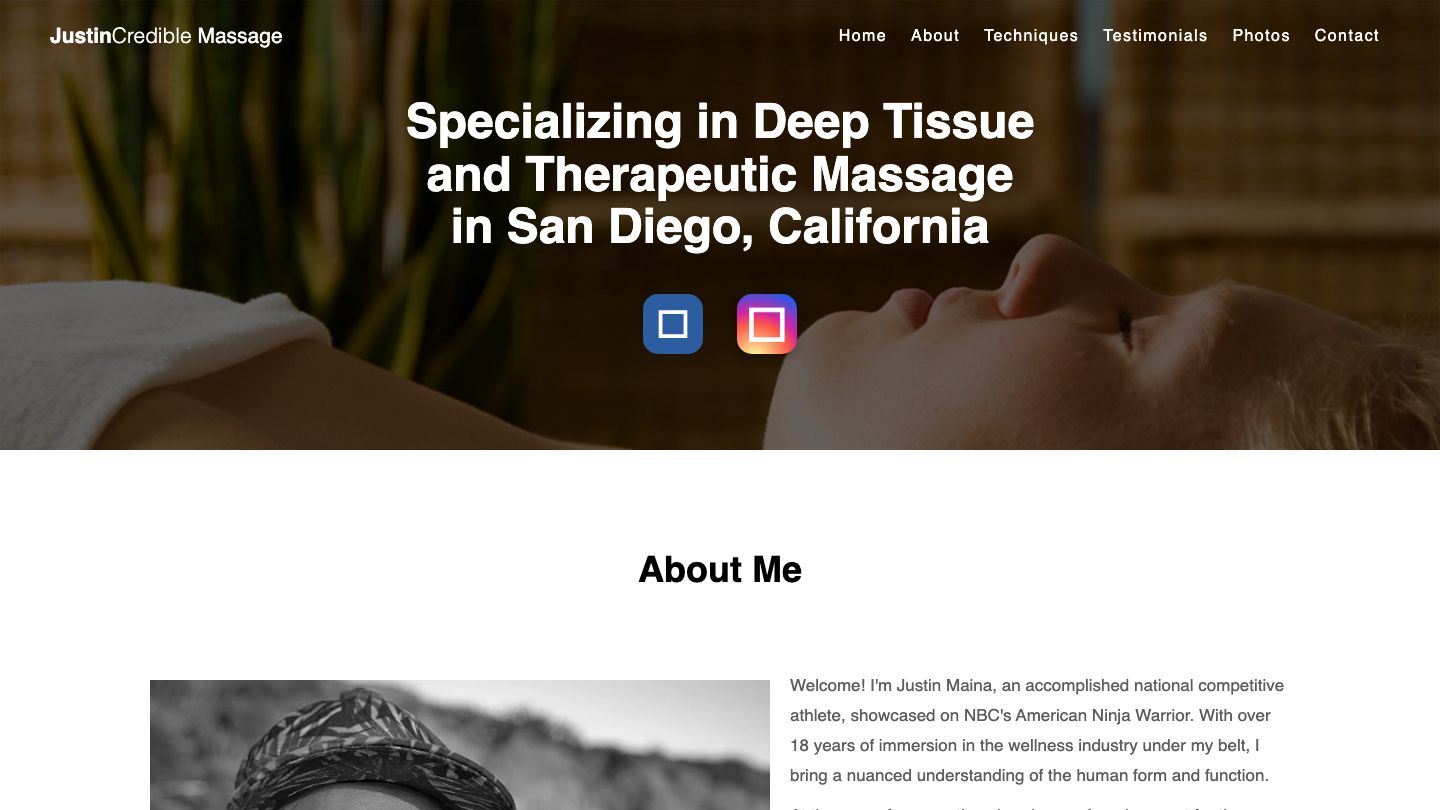 JustinCredible Massage