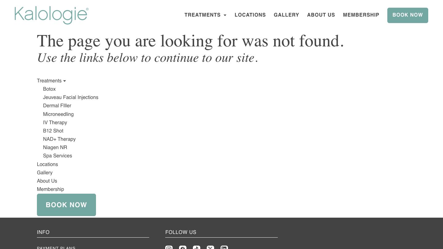 Kalologie | Four Seasons | IV Therapy & More