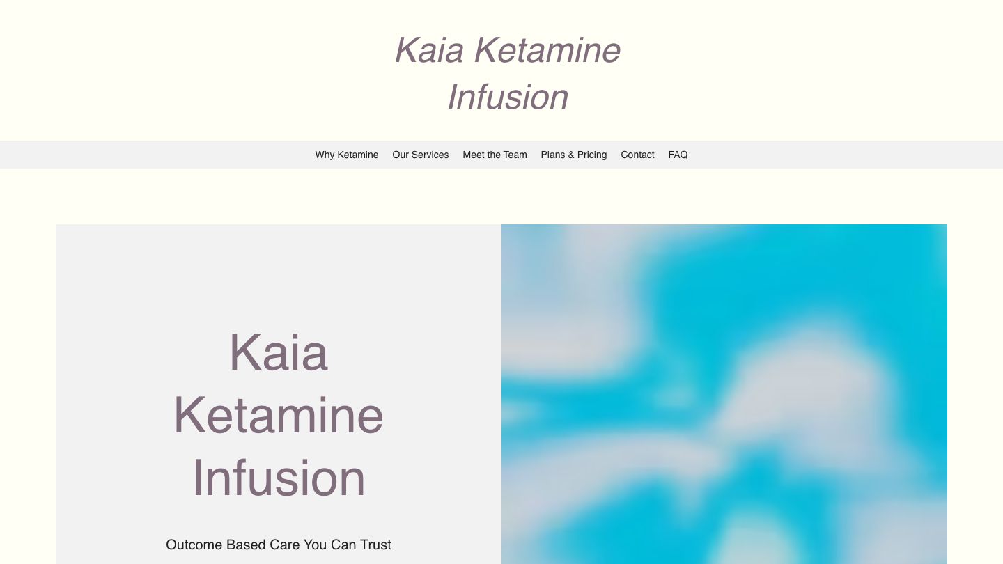 Ketamine infusion of bay area - kaia ketamine infusion