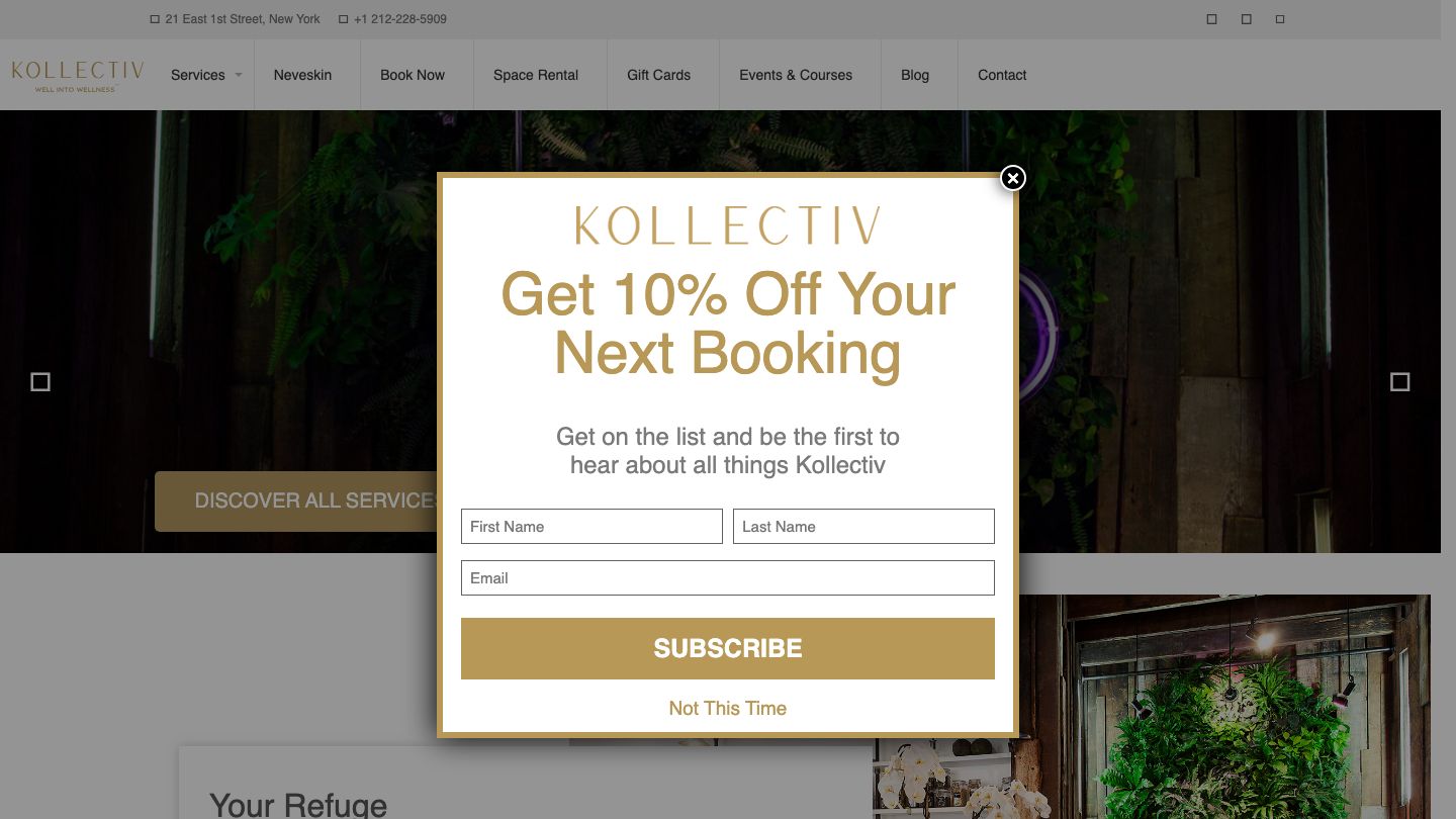 Kollectiv | Sauna, Cryotherapy, Massage, CRYOSKIN, Energy Healing, Spa in New York