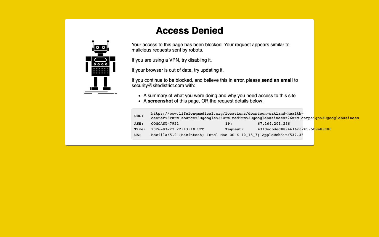 LifeLong Downtown Oakland Health Center