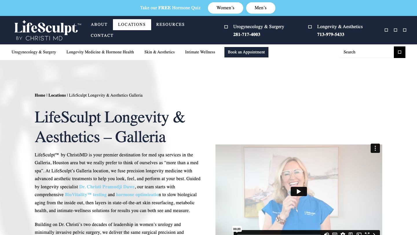 LifeSculpt Longevity & Aesthetics - Galleria