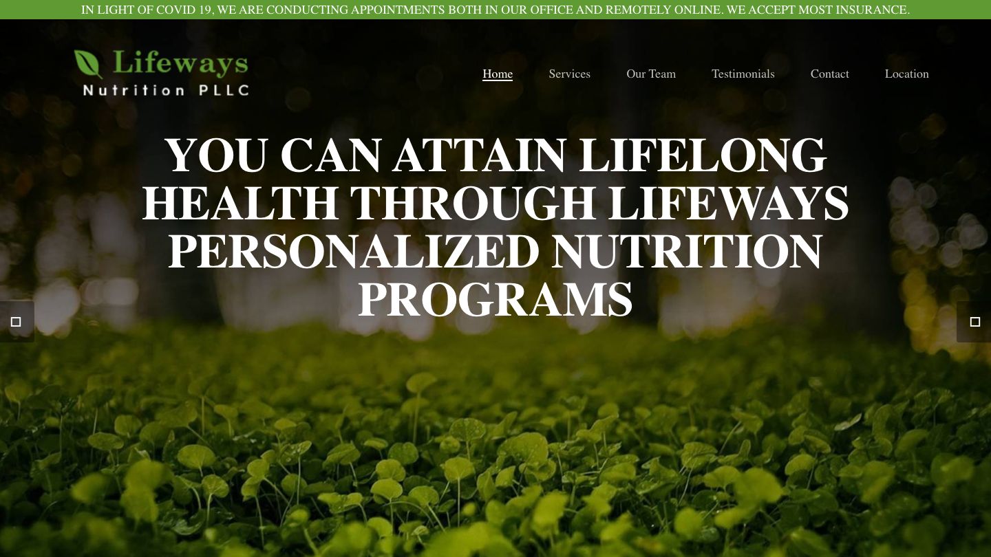 LIFEWAYS Nutrition PLLC