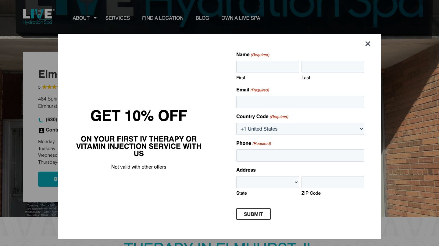 LIVE Hydration Spa Elmhurst