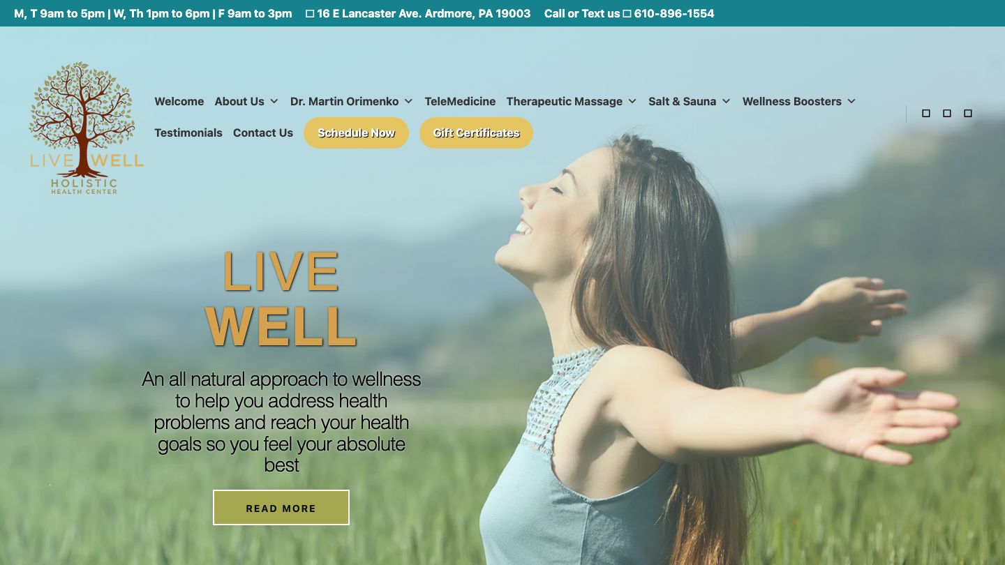 Live Well Holistic Health Center - Dr. Martin Orimenko