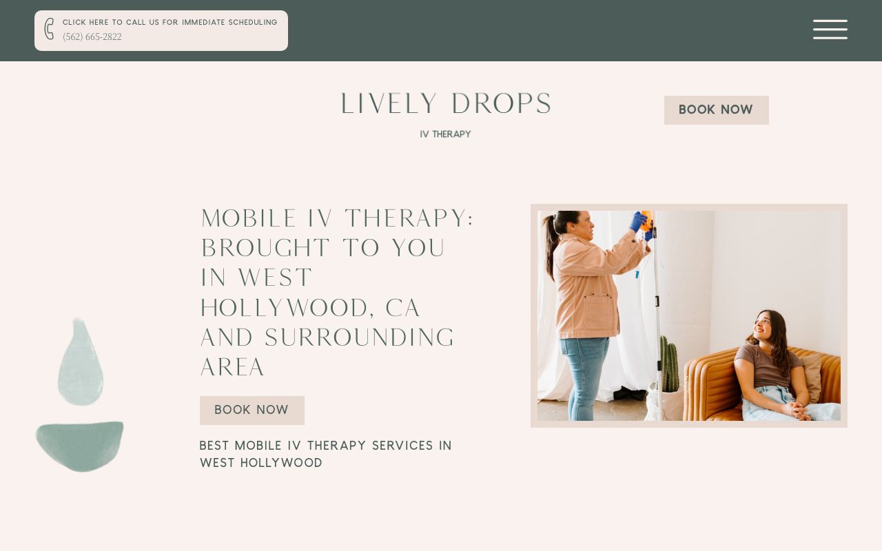 Livelydrops Mobile IV Therapy